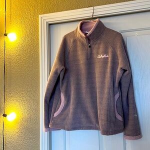 Cabela’s fleece pullover size large women’s jacket